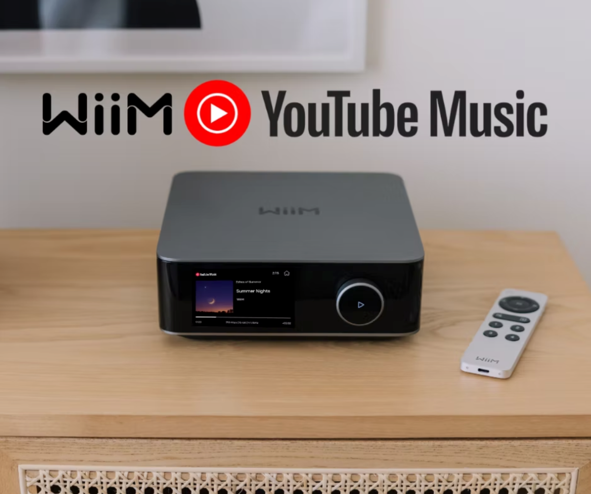 YouTube Music 正式於 WiiM 設備推出!