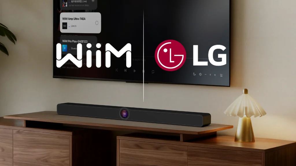 WiiM Home App 上架LG webOS電視畫面
